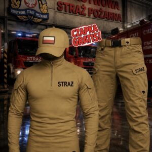 Komplet techniczny letni RATEL WEAR piaskowy - STRAŻ