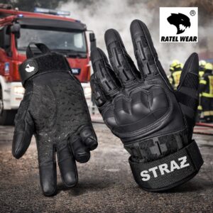 Rękawice taktyczne czarne PREMIUM STRAŻ – RATEL WEAR