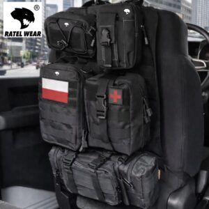 Taktyczny organizer samochodowy czarny 6w1 - RATEL WEAR