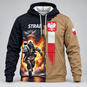 Bluza z kapturem HERO OCHOTNICZA STRAŻ POŻARNA – RATEL WEAR